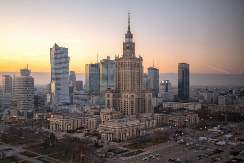 Warsaw, Poland city skyline during day time