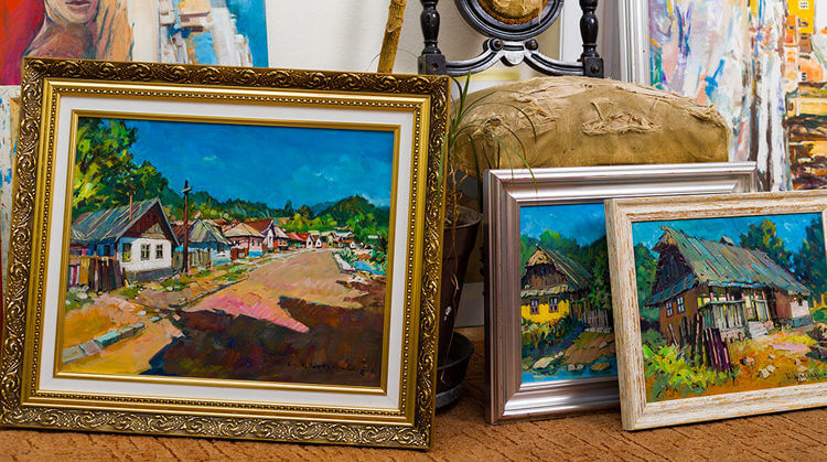 framed paintings