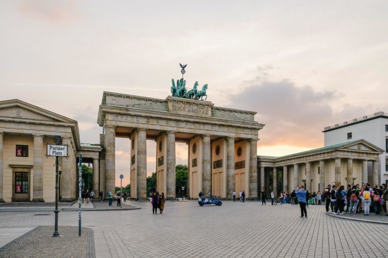 The Brandenburg gate in Berlin, Germany