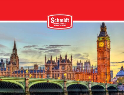 London city view Schmidt International Relocations logo