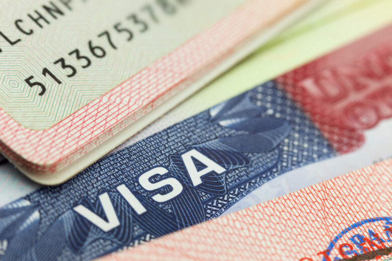Visa paperwork gathered before moving abroad