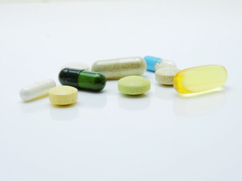 Close-up photography of pills