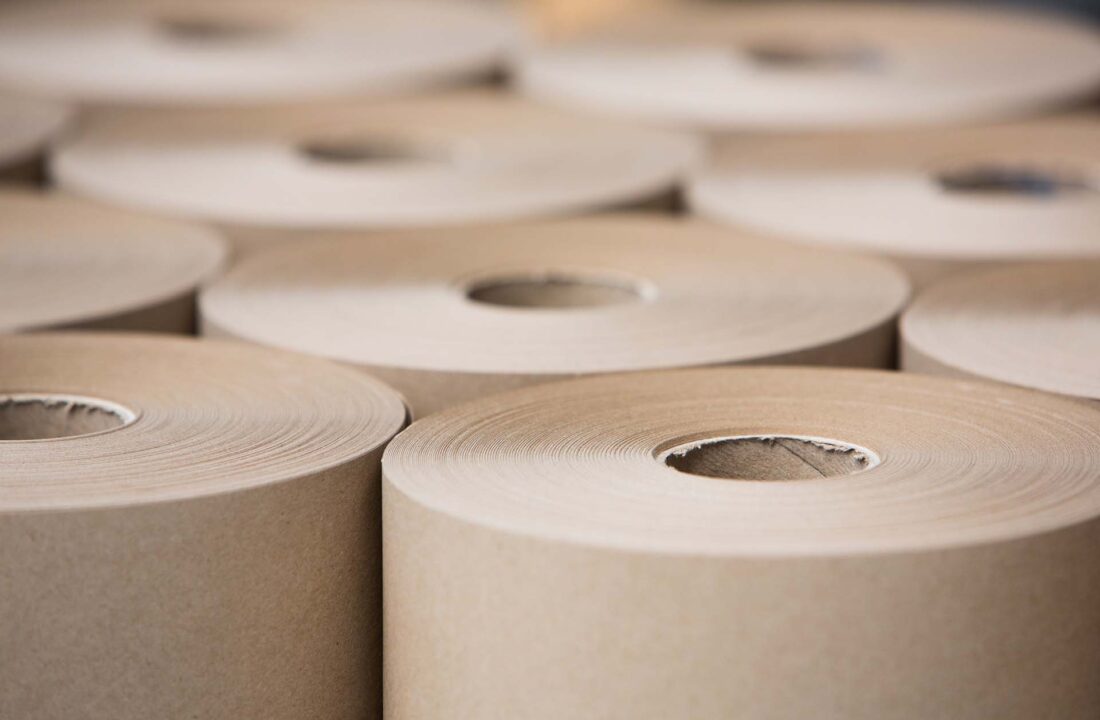 Paper reels for industry