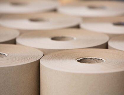 Paper reels for industry