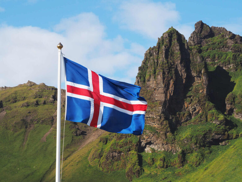 Iceland's national flag